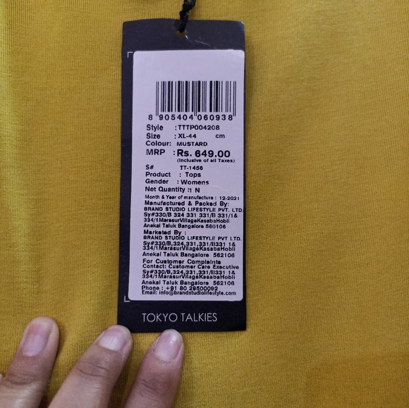 Tokyo talkies tank top(size xl) - Picture 3 of 3